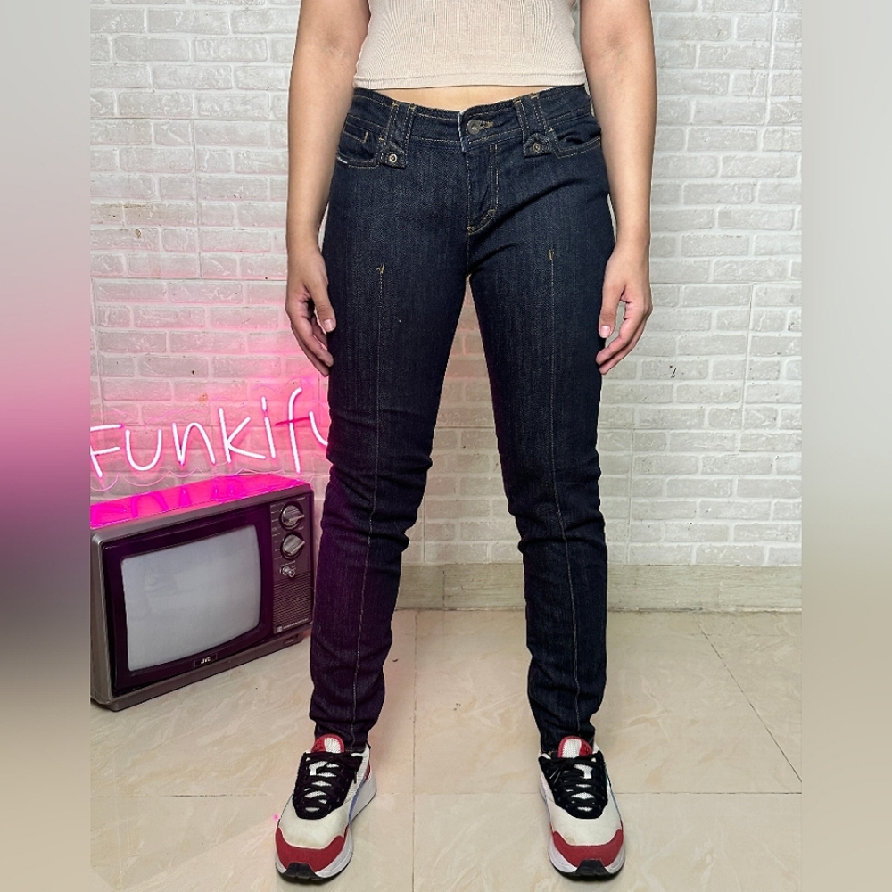 D&G Dolce & Gabbana Y2K Wonder Skinny Low rise Women Denim Jeans sz 29 US 10